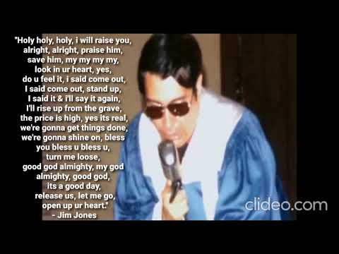 Jim Jones - San Francisco sermon (1972)