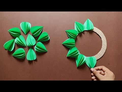 Beautiful paper  wall hanging | easy and unique wall hanging craft ideas | room decoration ideas 💡