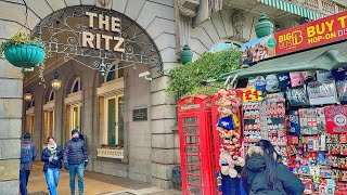 London Winter 2025 | 4K HDR Virtual Walk Westminster Bridge to Buckingham Palace