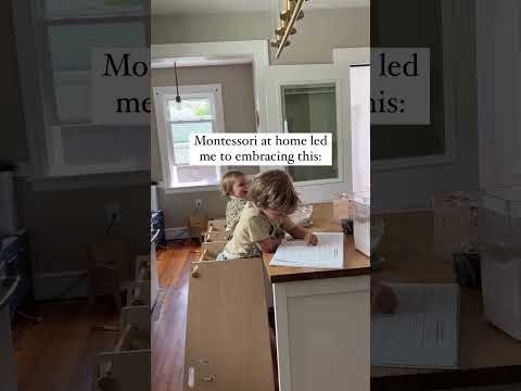 What is Montessori at home really about? #montessoritoddler #montessori