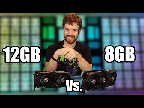 Where More Graphics Card VRAM MATTERS. RTX 3060 vs RTX 3070