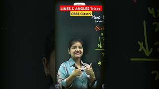 Lines and Angles Tricks for CBSE Class 9 Maths #linesandangles #cbseclass9 #shorts #priyalmam