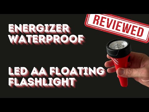 Energizer Waterproof LED AA Floating Flashlight - REVIEW