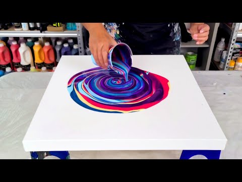 Wrecked Ring Pour Tutorial - Tips and Tricks! - Acrylic Painting with a Twist! - Acrylic Pouring