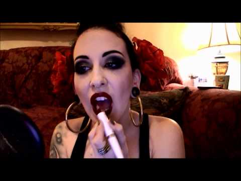 Burlesque / Belly Dance / Fancy Lady Glitter Lipstick Tutorial