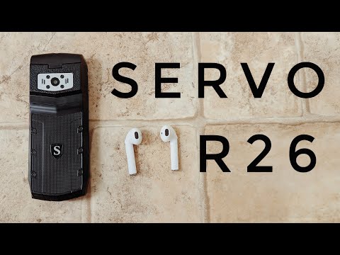 THIS PHONE HAS BUILT-IN EARBUDS? | Servo R26