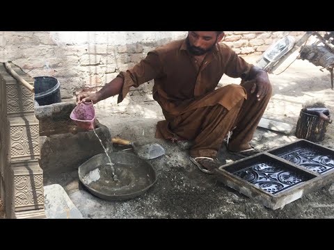 The process of making beautiful handmade quality cement Roof tiles