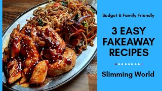 3 Easy Family Fakeaway Meals | Slimming World