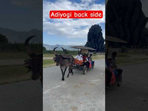 Adiyogi back side shiva and bull #adiyogi #shiva #bull