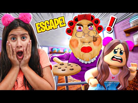 Escapamos da Vovó Malvada - Roblox Escape Grandma