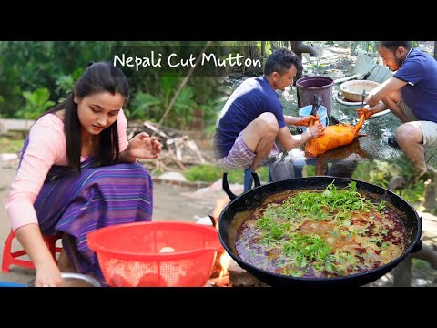 Nepali Cut Mutton Gravy || Birthday Party Special || Ryan's 6th Birthday 🎈🎂