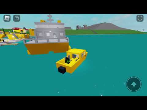 Ship sinks after an explosion in destroy the ship (Roblox)