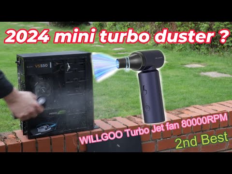 WILLGOO Turbo Jet Fan as a duster? Better than Can Dusters? First use and review by Benson Chik