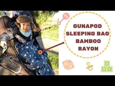 GUNAPOD BambooRayon Blanket Baby Sleeping Bag with WONDERZiP Review| Amazon Purchase