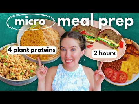 MICRO Vegan Meal Prep | The Easiest Way to Meal Prep!