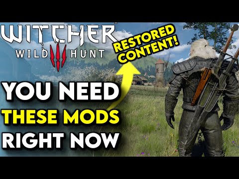 5 Witcher 3 Mods You Need For Your Next Playthrough - Witcher 3 Playthrough Ideas (Witcher 3 Tips)