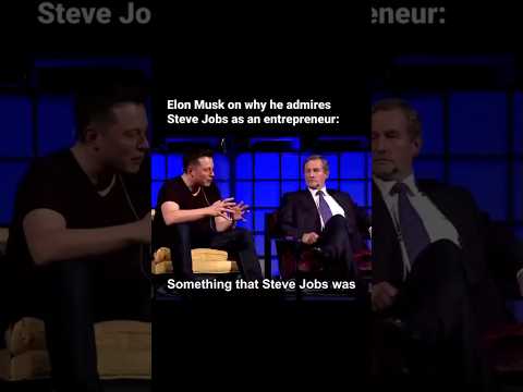 Elon Musk on Steve Jobs #elommusk #stevejobs #elonmuskmotivationalspeech #elonmuskinterview #trend