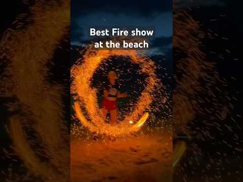 BEST fire show of Thailand #krabi #thailand #fireshow