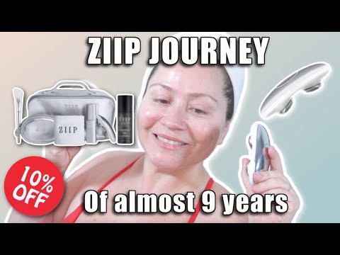 🔴 My ZIIP JOURNEY OF ALMOST 9 YEARS WITH BEFORE & AFTERS - 10% OFF W CODE: DARCYZIIP #glowingskin