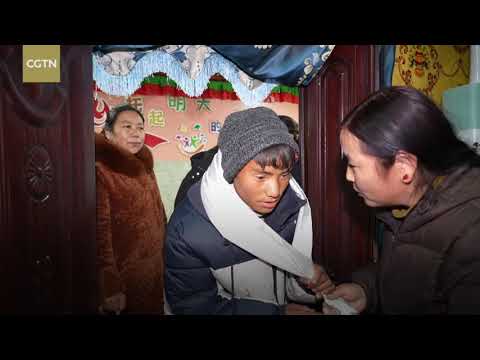 Xizang earthquake orphan finds new home in welfare center