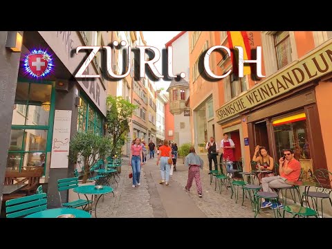 SWITZERLAND ZURICH ✨ Exploring Streets of Cafes, Restaurants & Shops 4K #switzerland #zurich