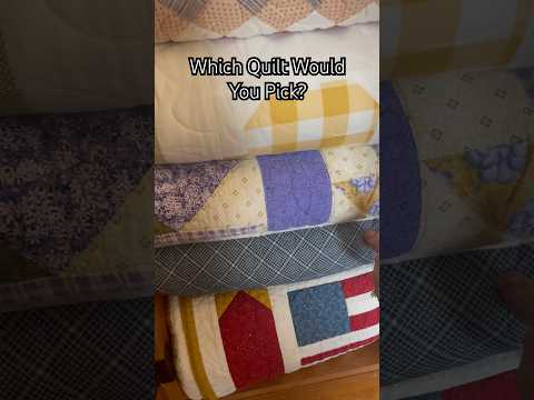 Which Quilt Would You Pick ? | Let Our Nana Know In The Comments | #Quilting #Sewing