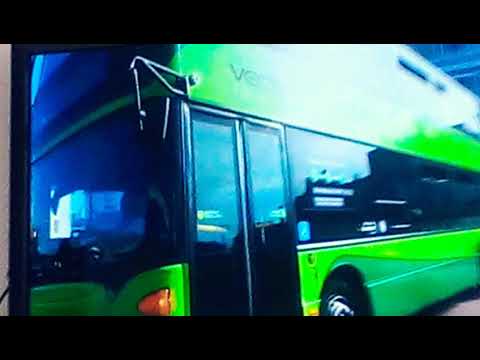 Different Southern Vectis buses in Ryde bus station