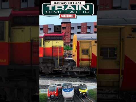 Train Simulator । WDM3D Coupling ICF Utkrisht Coach । Train Game Train Video #shorts #trainsimulator