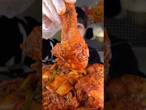 먹방 먹는 소리 Spicy Chicken Legs #asmr #mukbang #food #eating