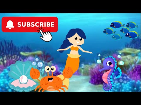 "Under the Sea | Fun and Educational Sea Animal Sounds for Kids | Dolphin, Fish, Whale, Turtle "