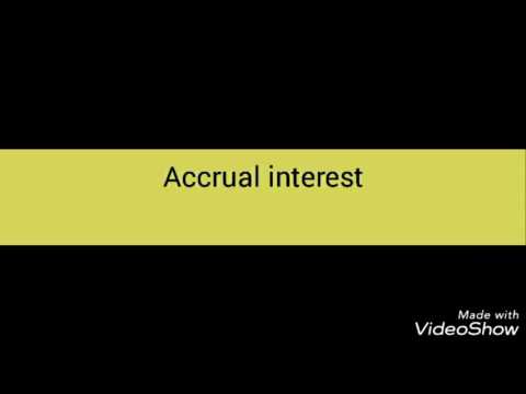 What is an accrual interest ? In which side of the balance sheet, it should be shown?