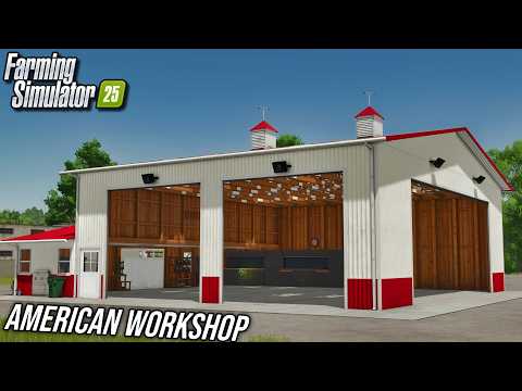 New Mods - Welker Sheds, American Workshop, & Soybean Factory! | Farming Simulator 25