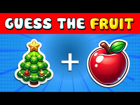 Guess the Fruit by Emoji 🍎🍌🍇 | Find the ODD One Out 🍓 | Fruit Quiz