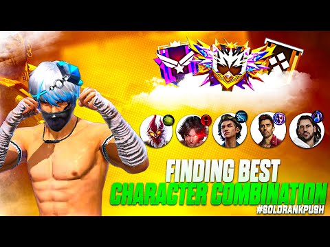 Finding Best Character Combination For Br Rank Grandmaster | Br Rank Push Tips and Tricks