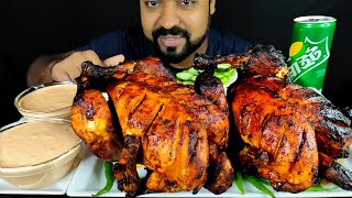 TWO FULL TANDOORI CHICKEN, CHEESY MAYONNAISE, CHILI MUKBANG ASMR EATING| BIG BITE | #LiveToEATT