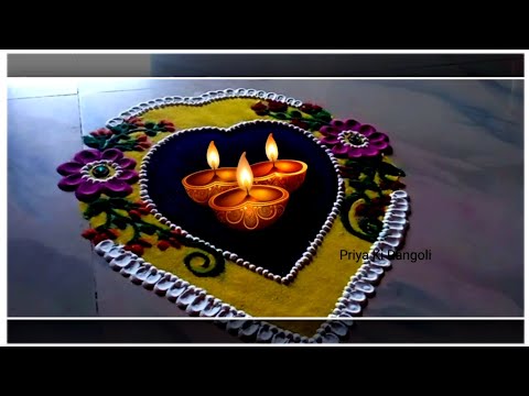 3 Diwali Special Rangoli | Diwali Rangoli | Diwali Rangoli Designs | Rangoli Designs for Diwali