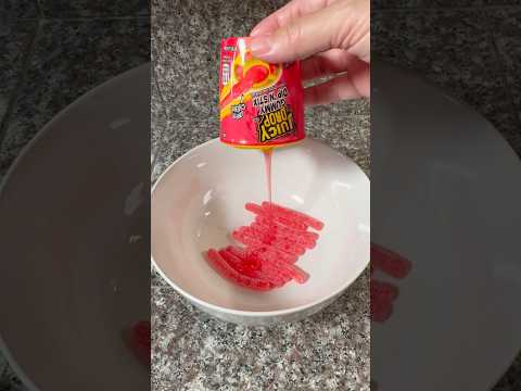 making EDIBLE CANDY SLIME with Juicy Drop Gummy Dip ‘N Stix #shorts