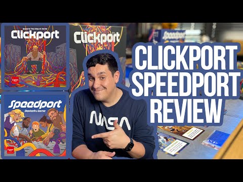 2024 Speedport | Clickport Review - Amazing New Strategy & Dexterity Board Games