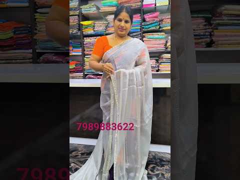 JIMMY CHOO WORK SAREES || SRI MANASA SAREES ANANTAPUR #viral #womensfashion #work sarees#trending