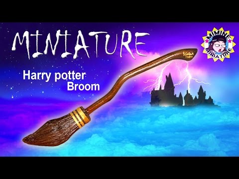 [Miniature DIY] 미니어쳐 해리포터! 빗자루 만들기! Miniature Harry Potter broom /미미네미니어쳐