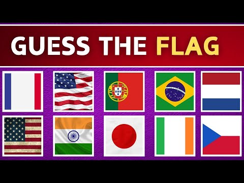 Guess the Country by the Flag Challenge 🌍 | Can You Identify All Flags?  Flag Quiz Challenge