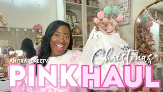 THE LAST PINK CHRISTMAS HAUL OF 2024! 12 DAYS OF CHRISTMAS