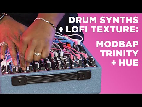 Trinity Drum Synth Array & Hue Audio Processor with Modbap Modular & BBoyTech