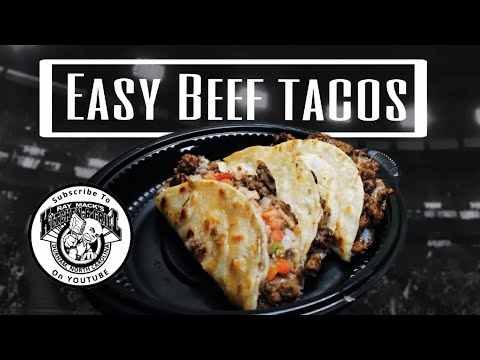 Best Ground Beef Tacos Recipe | Beef Tacos Recipe