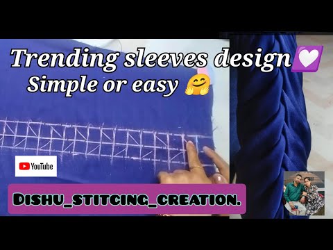 #beautiful sleeves designing#trending sleeves designing/ #sleevesdesining#🤗