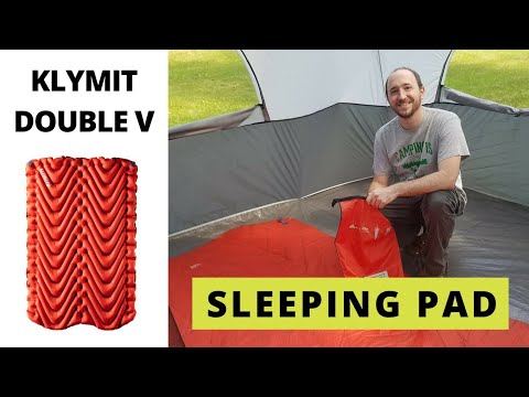 Klymit Double V Camping Pad that Inflates Using the Bag - Super Comfortable!