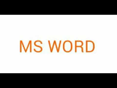 MS Word shortcut keys