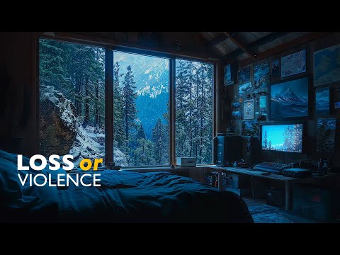 LOSS or VIOLENCE [WINTER Outpost] Dark Focus Ambient Music 4K [ALONE]