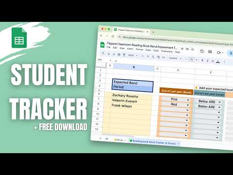 Create a student tracker in Google Sheets