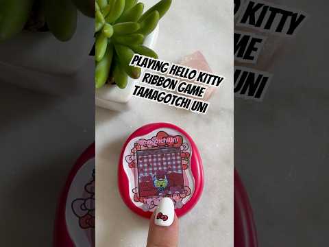 Playing Hello Kitty Game Sanrio Puroland #shorts #hellokitty #tamagotchiuni #asmr